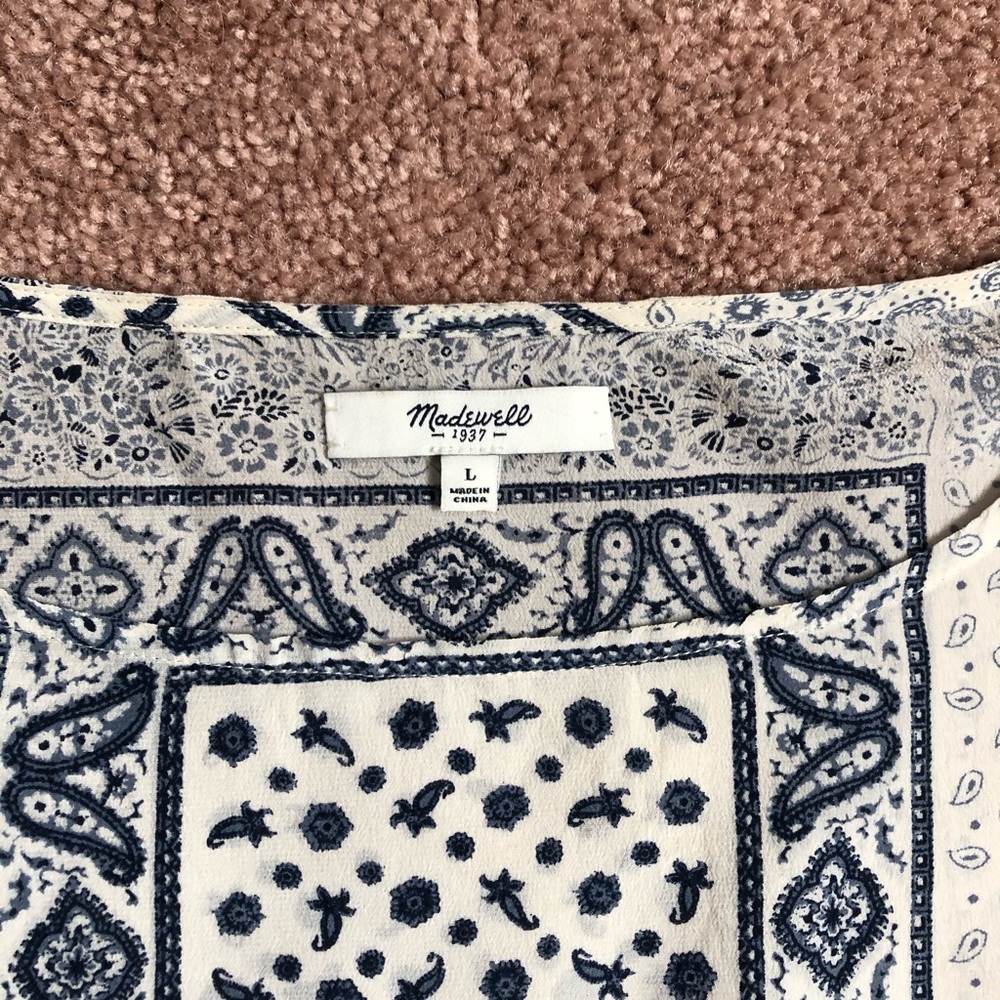 Madewell silk top